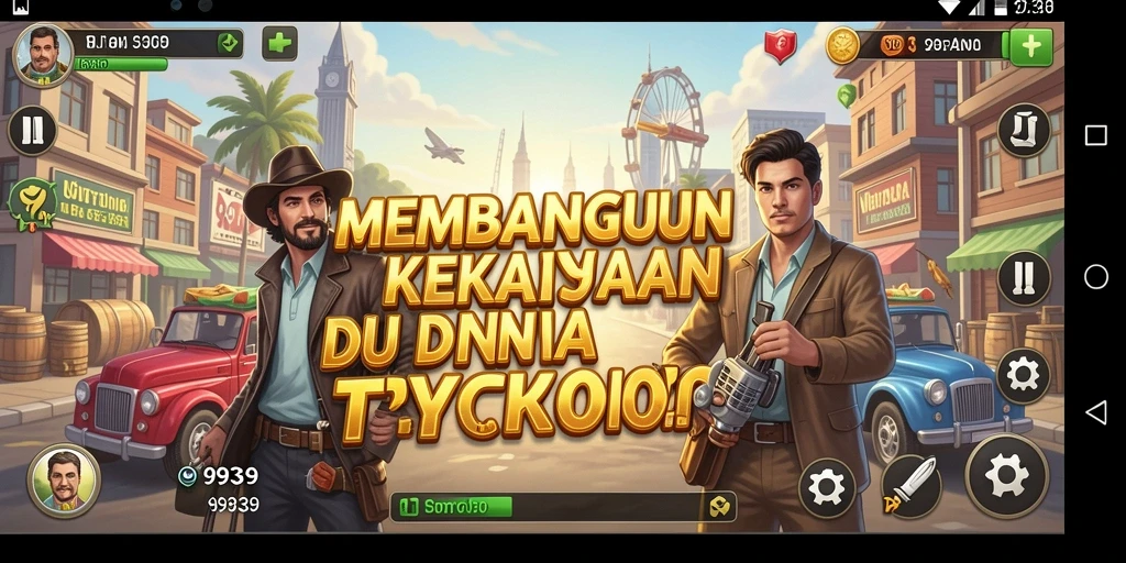 Gameplay Tycoon yang menantang dan menyenangkan di 9939.