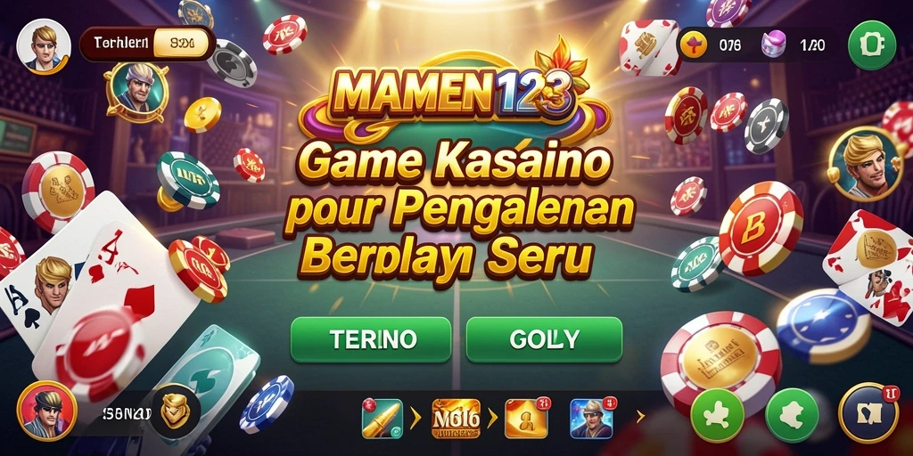 Tampilan gameplay menegangkan dalam aplikasi kasino MAMEN123.