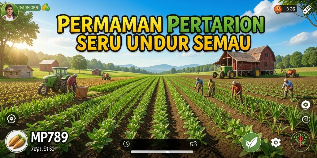 Tangkapan layar MVP789 yang menunjukkan kegiatan bertani.