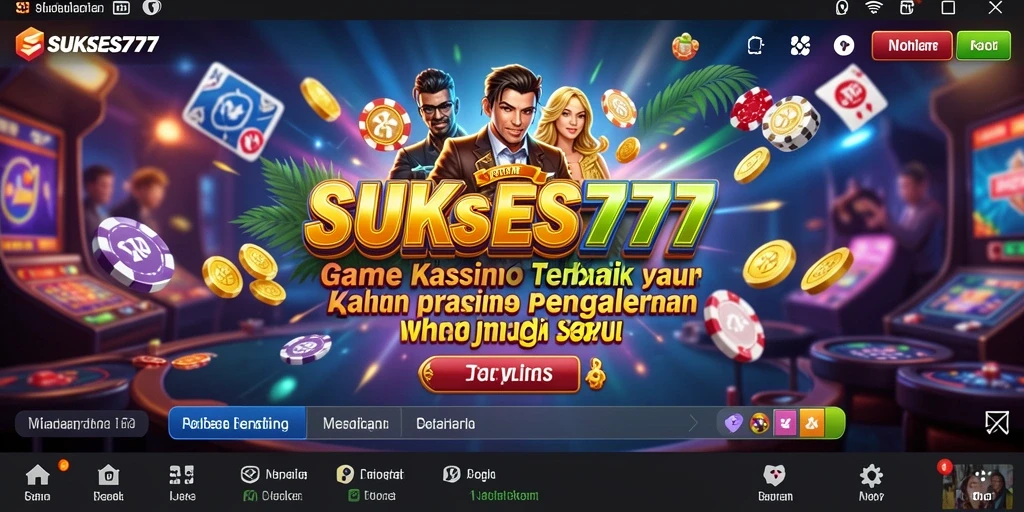 Screenshot gameplay SUKSES777 menampilkan momen seru dan taruhan yang mendebarkan.